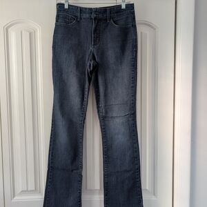 NYDJ Blue Flare Wide Leg Jeans